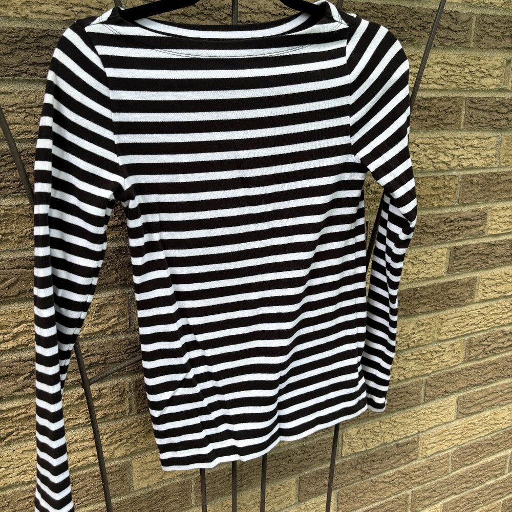Gap Boatneck striped shirt  Small